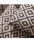 Brentfords Geo Print Water Resistant Outdoor Cushion Covers - Grey/White