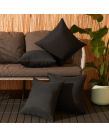 Brentfords Water Resistant Outdoor Cushion Covers - Black