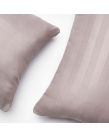 Brentfords 2 Pack Satin Stripe Cushion Covers - Mink