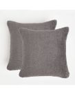 Brentfords Teddy Cushion Covers - Charcoal