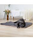 Brentfords Sherpa Soft Pet Blanket, Charcoal Grey - 75 x 110cm