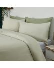 Brentfords 2 Pack Plain Dyed Housewife Pillowcases - Sage Green