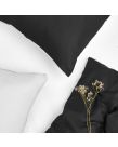 Brentfords Reversible Duvet Cover Set - White Black 
