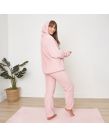 Dreamscene Sherpa Fleece Pyjama Set - Blush