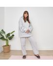 Dreamscene Sherpa Fleece Pyjama Set - Grey
