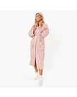 Brentfords 100% Cotton Towelling Dressing Gown - Blush Pink