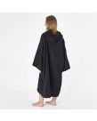 Brentfords Adult Poncho Oversized Changing Robe, Black - One Size