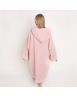 Brentfords Adult Poncho Oversized Changing Robe, Blush - One Size