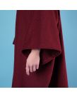 Brentfords Adults Poncho Oversized Changing Robe, Burgundy - One Size
