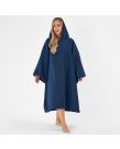 Brentfords Adult Poncho Oversized Changing Robe, Navy Blue - One Size