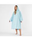 Brentfords Adult Poncho Oversized Changing Robe, Sky Blue - One Size