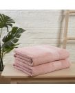 Brentfords 2 Jumbo Bath Sheets - Blush Pink
