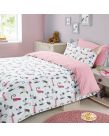Childrens Duvet Cover with Pillowcase Bedding Set Cat & Dog Spots - Double
