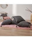 Dreamscene Tassel Cushion Covers - Charcoal
