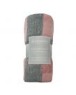 Dreamscene Tartan Check Fleece Throw, Blush Pink/Grey - 120 x 150 cm
