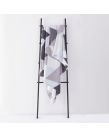 Dreamscene Shapes Geometric Fleece Throw, Grey - 120 x 150cm