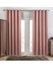 Dreamscene Eyelet Blackout Curtains - Blush Pink, 66" x 72"