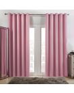Dreamscene Eyelet Blackout Curtains, Pink - 168 x 228cm (66" x 90")