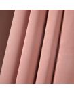 Pencil Pleat Blackout Curtains - Blush Pink
