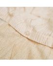 Dreamscene Chunky Knit Print Brushed Cotton Duvet Set - Cream