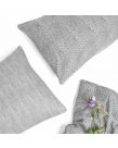 Dreamscene Chunky Knit Print Brushed Cotton Duvet Set - Grey 