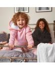 Dreamscene Kids Sherpa Fleece Pyjama Set - Blush