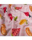 Dreamscene Fruit Print Beach Towel - Blush
