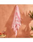 Dreamscene Tassel Striped Beach Towel - Blush