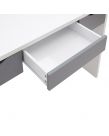 Elizabeth Dressing Table Set - White/Grey