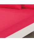 Brentfords Plain Dyed Single Fitted Sheet - Pink