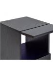 Galicia Pair Of Wall Hanging Bedside Tables - Black