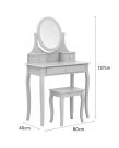 Grace LED Mirror Dressing Table - Grey