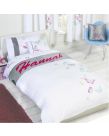 Personalised Butterfly Duvet CoverSet - Hannah, Double