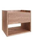 Harmony Pair Of Wall Mounted Bedside Tables - Oak