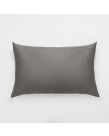 Highams 2 Pack Polycotton Housewife Pillowcases - Charcoal