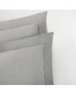 Highams 2 Pack Cotton Oxford Pillowcases - Grey
