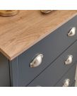 Kendal 3 Drawer Chest of Drawers - Slate Blue