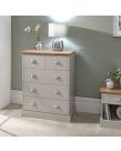 Kendal 2 + 3 Drawer Chest of Drawers - Grey