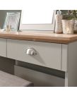 Kendal Dressing Table With Stool - Grey