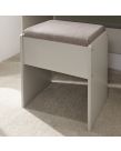 Kendal Dressing Table With Stool - Grey