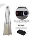Outsunny Stainless Steel Outdoor Garden Patio Pyramid Heater