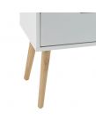 Nyborg Pair Of 2 Drawer Bedside Tables - White