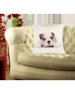 Soft Animal Cushion Cover 45 x 45cm Unfilled - Bulldog