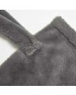 OHS Faux Rabbit Fur Tote Bag - Charcoal