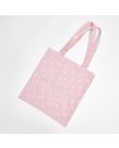 OHS Printed Canvas Tote Bag - Blush Pink
