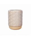 Sass & Belle Japandi Seigaha Wave Pattern Tumbler - Cream