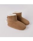 OHS Fluffy Boot Slippers, Tan