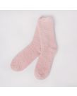 OHS Fluffy Fleece Socks, Blush - One Size