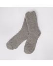 OHS Fluffy Fleece Socks, Charcoal- One Size