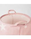 OHS Star Print Laundry Basket - Blush